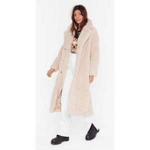 Nasty Gal | Faux Shearling Coat